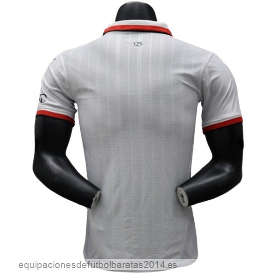 Nuevo 2ª Jugadores Camiseta AC Milan 24/25 Blanco Baratas